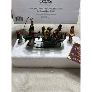 Department 56 Heritage Village Collection Caroling w/ the Cratchit family